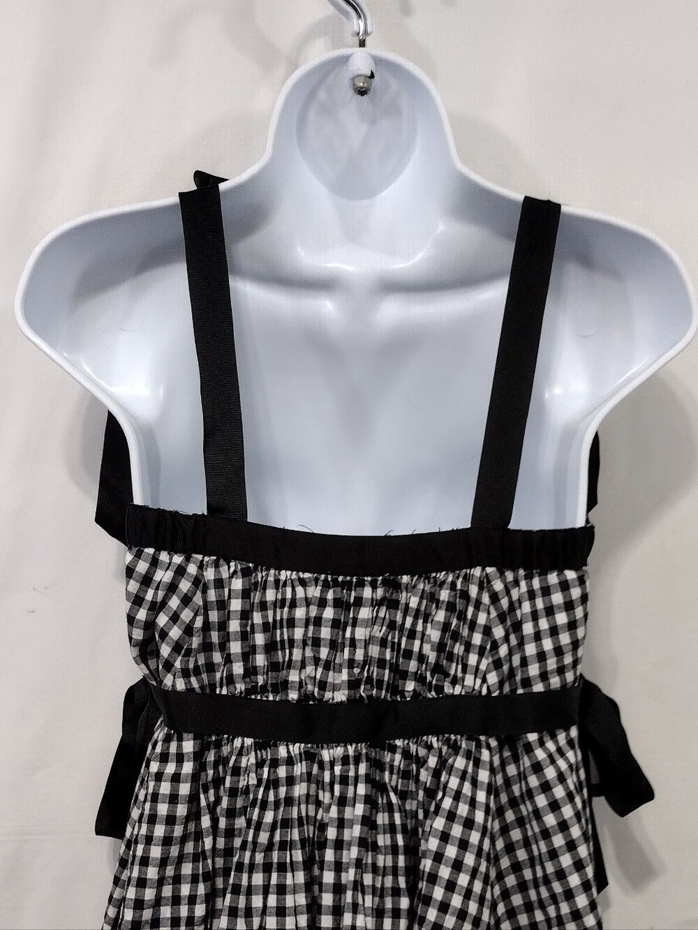 Kimchi Blue Georgie Gingham Babydoll Mini Dress Women's S Retro Feminine 90s - Picture 6 of 8